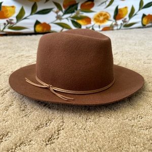 Nine West Brown Felted Fedora NWT